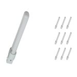 Mehrfachpackung 10x Osram Dulux S 9W 830 | Warmweiß - 2-Pins