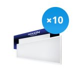 Mehrfachpackung 10x Noxion LED Panel Ecowhite V2.0 36W 3600lm - 830 Warmweiß | 120x30cm - UGR <19
